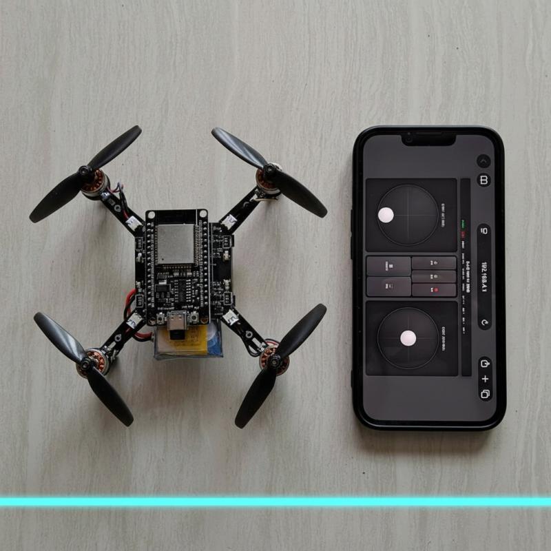 E1 ESP32 Open‑Source Mini Dron – Drone Kit Parts Included recenzja i cena