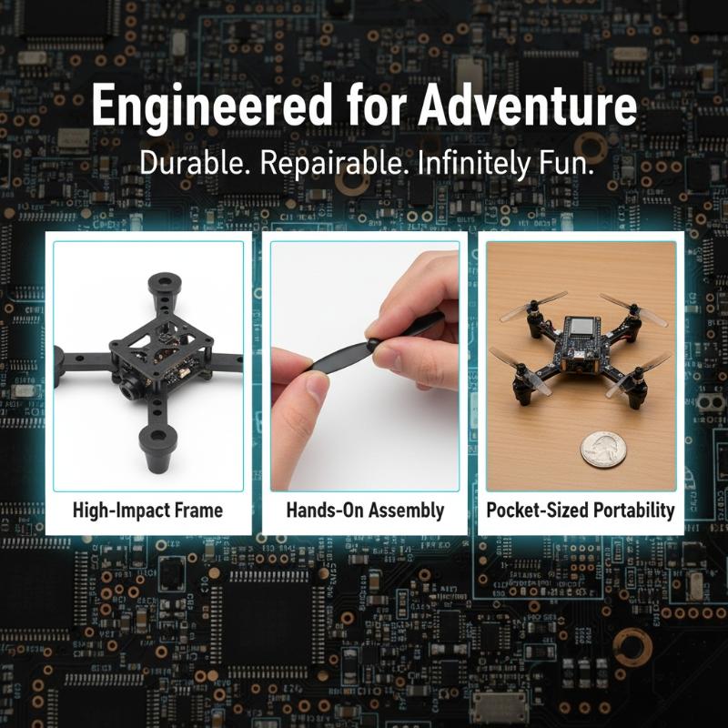 E1 ESP32 Open‑Source Mini Dron – Drone Kit Parts Included recenzja i cena